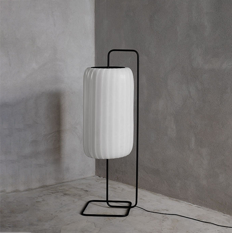 Modern Japanese-Style Floor Lamp with Soft LED Illumination