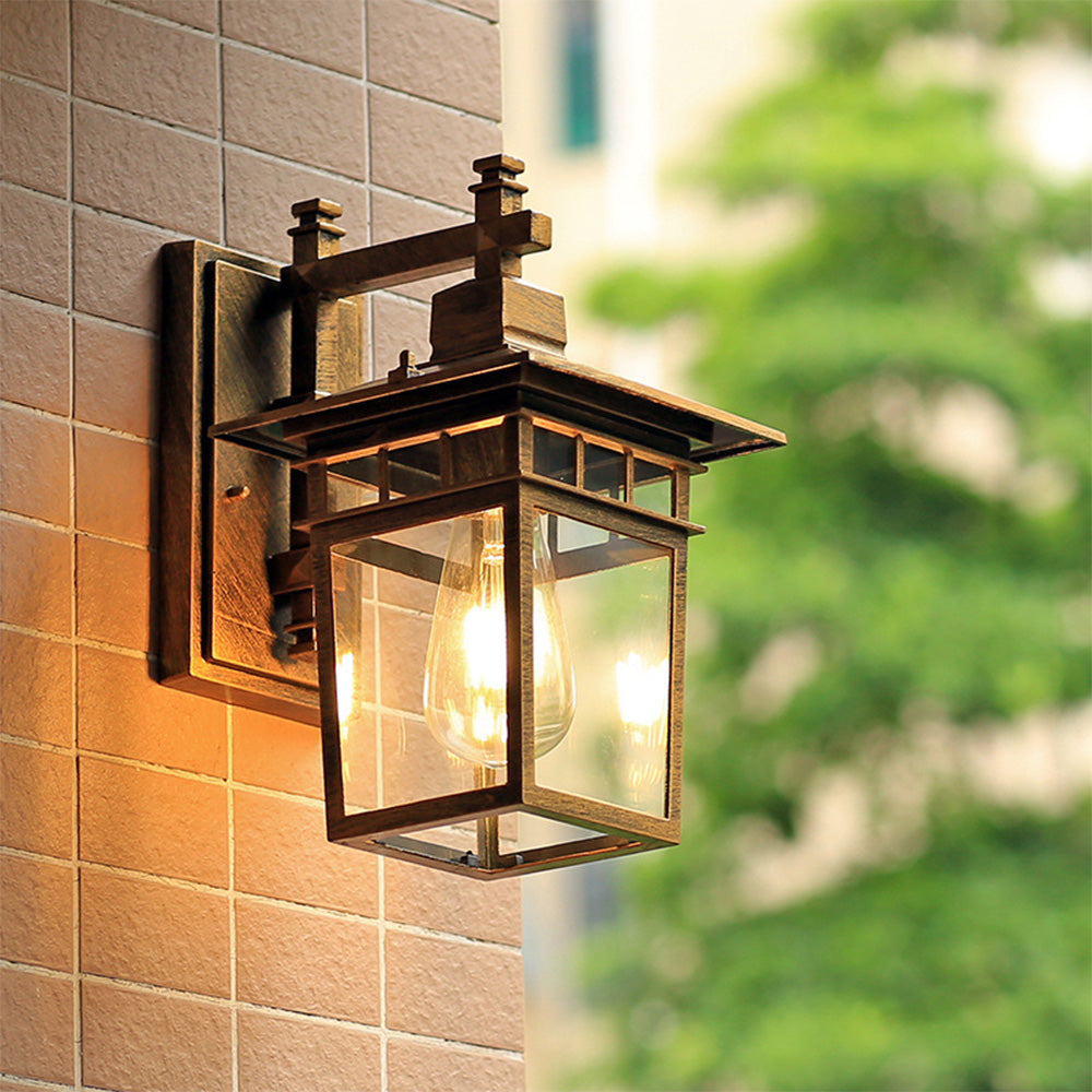 Rustic Vintage Aluminum Outdoor Light