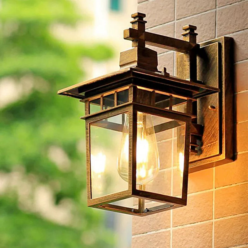 Rustic Vintage Aluminum Outdoor Light