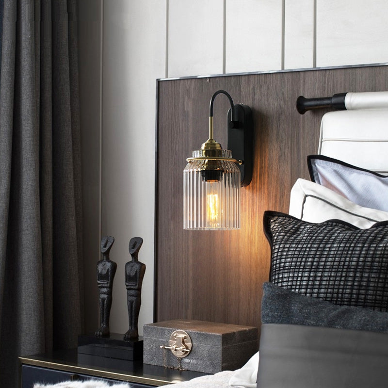 Industrial Glass Funnel Wall Lamp