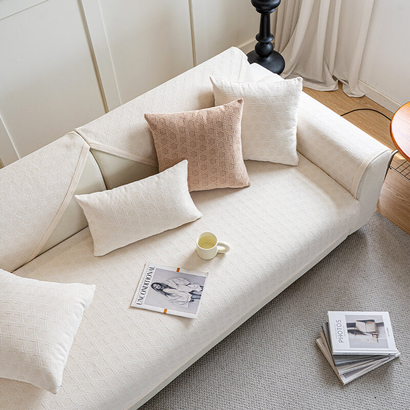 Jacquard Chenille Fabric Waterproof Oil-proof Couch Cover