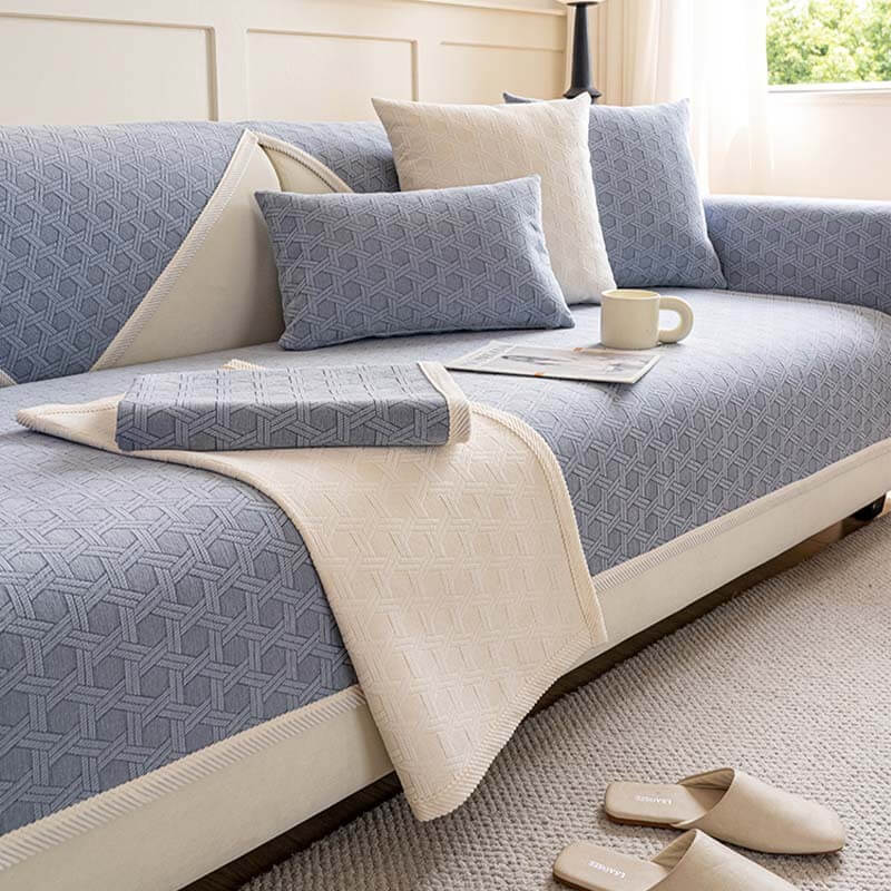 Jacquard Chenille Fabric Waterproof Oil-proof Couch Cover