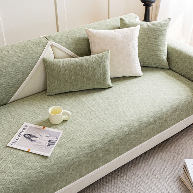 Jacquard Chenille Fabric Waterproof Oil-proof Couch Cover