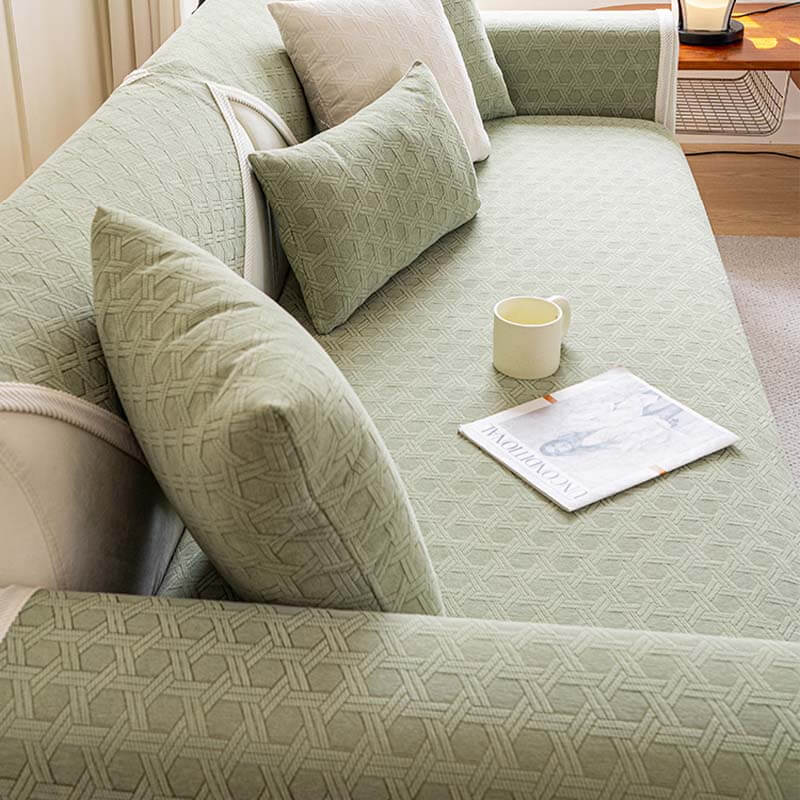 Jacquard Chenille Fabric Waterproof Oil-proof Couch Cover