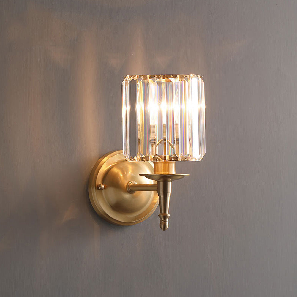 Luxury Clear Crystal Wall Light