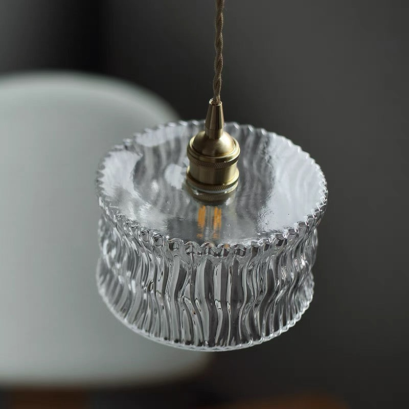 Sleek Glass Shade Pendant Light