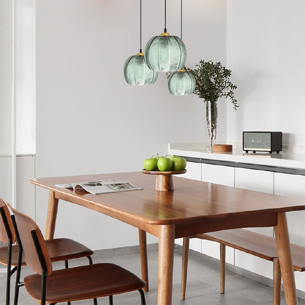 Modern Green Glass Hanging Lamp