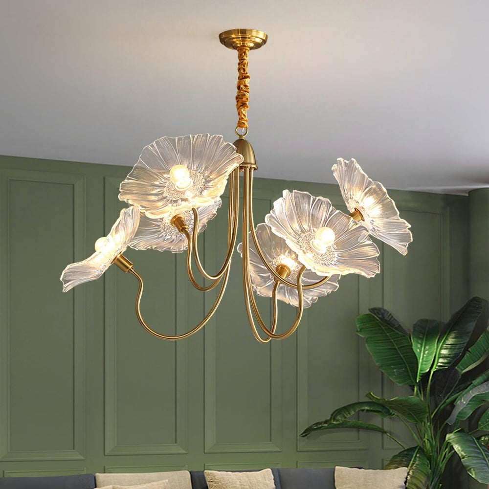 Nenufar Murano Glass Modern Chandelier
