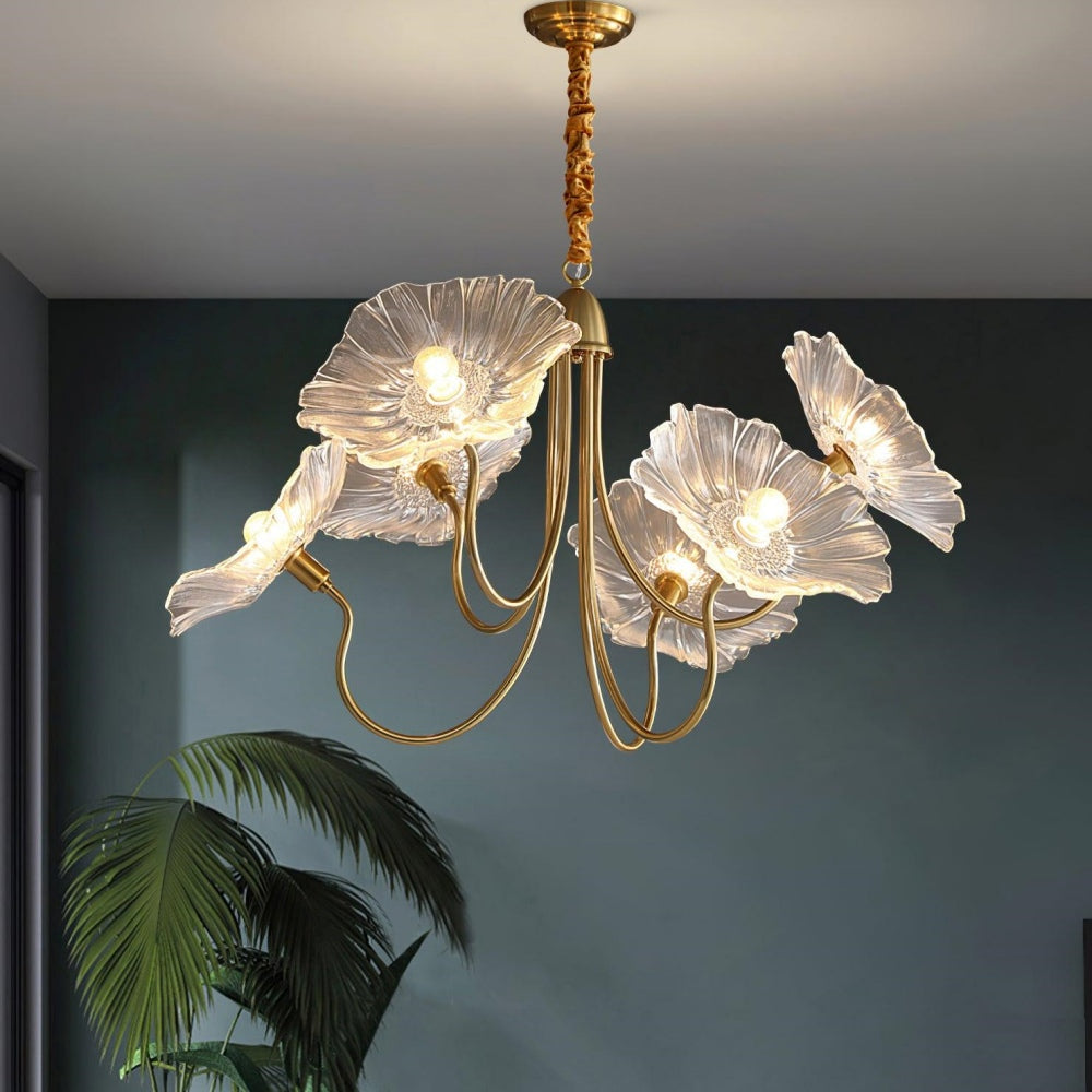 Nenufar Murano Glass Modern Chandelier