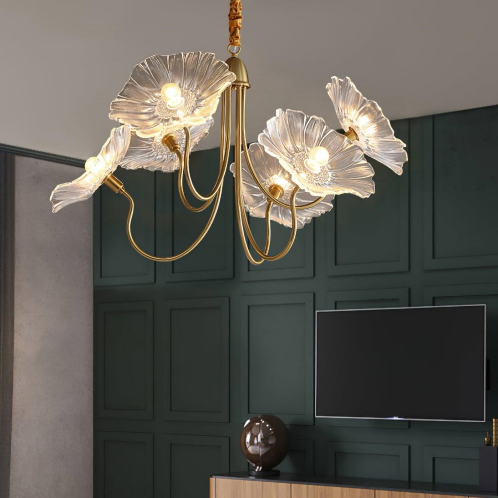 Nenufar Murano Glass Modern Chandelier