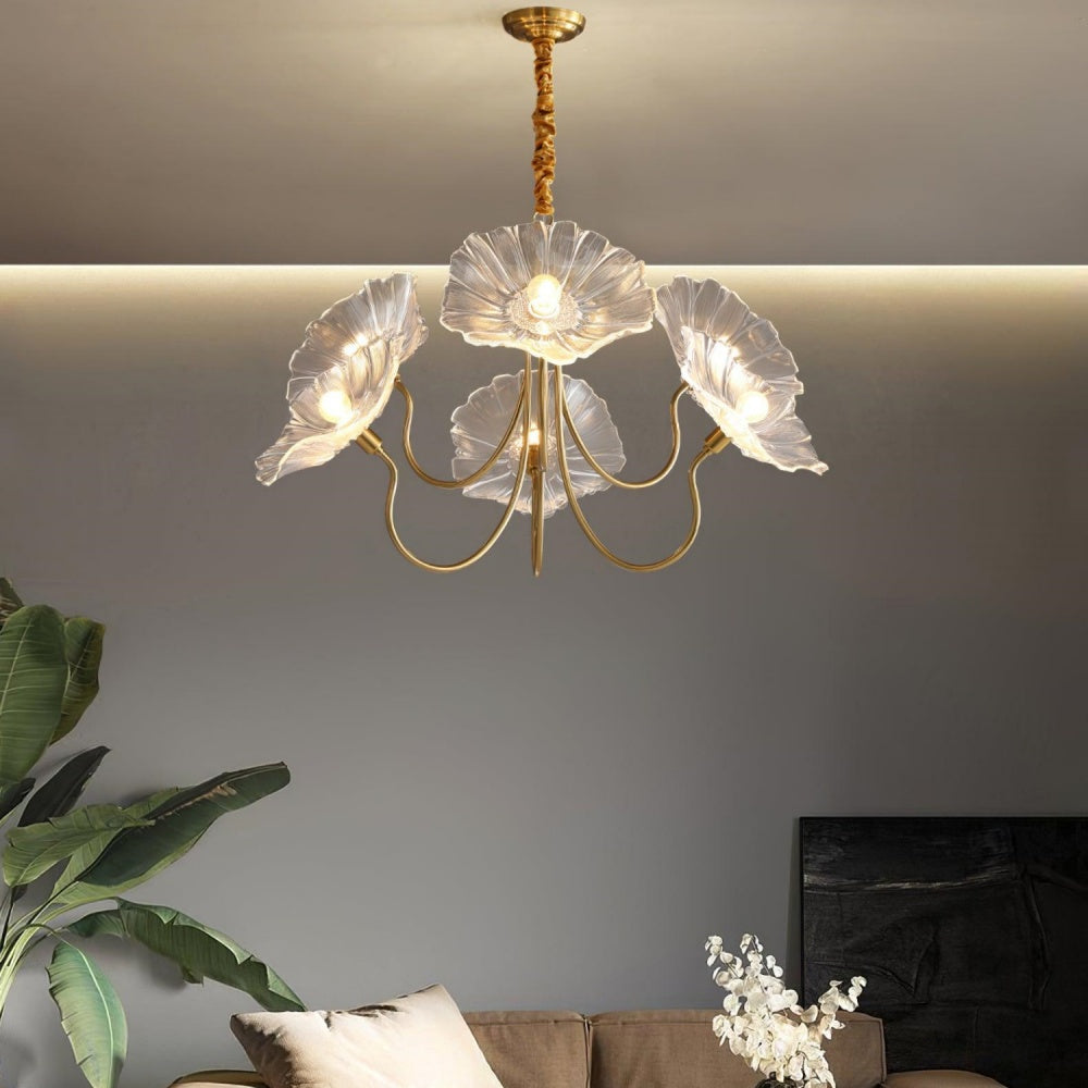 Nenufar Murano Glass Modern Chandelier