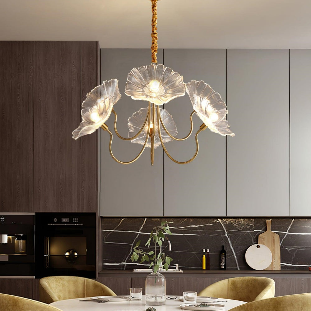 Nenufar Murano Glass Modern Chandelier