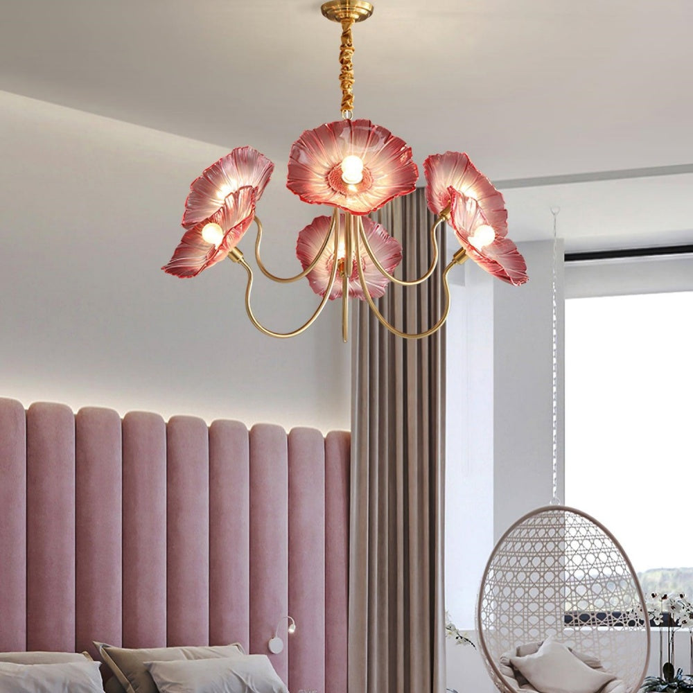Nenufar Murano Glass Modern Chandelier