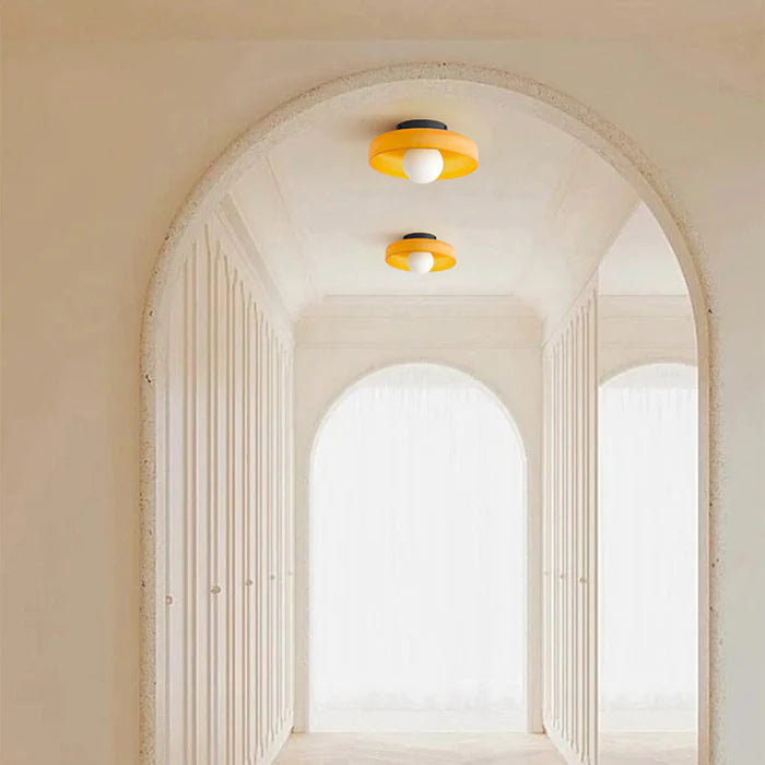 Modern Round Flush Mount Ceiling Light