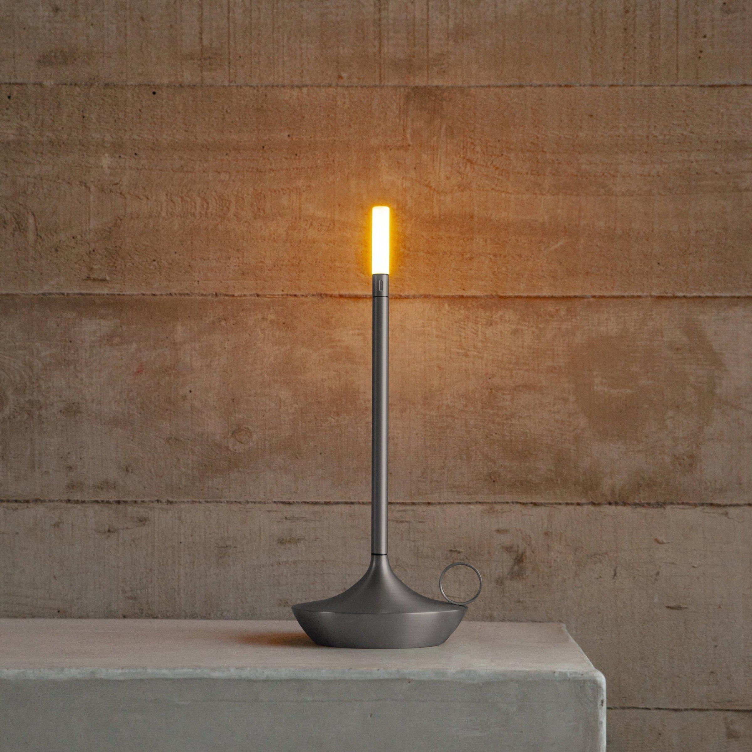 Nordic LED Candlestick Light - Rechargeable Touch Control Lamp