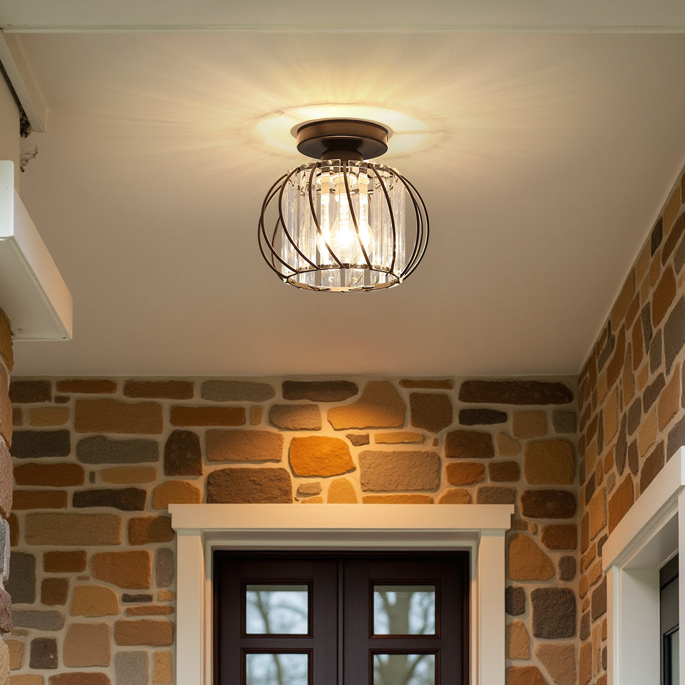 Minimalist Glass Ceiling Lamp