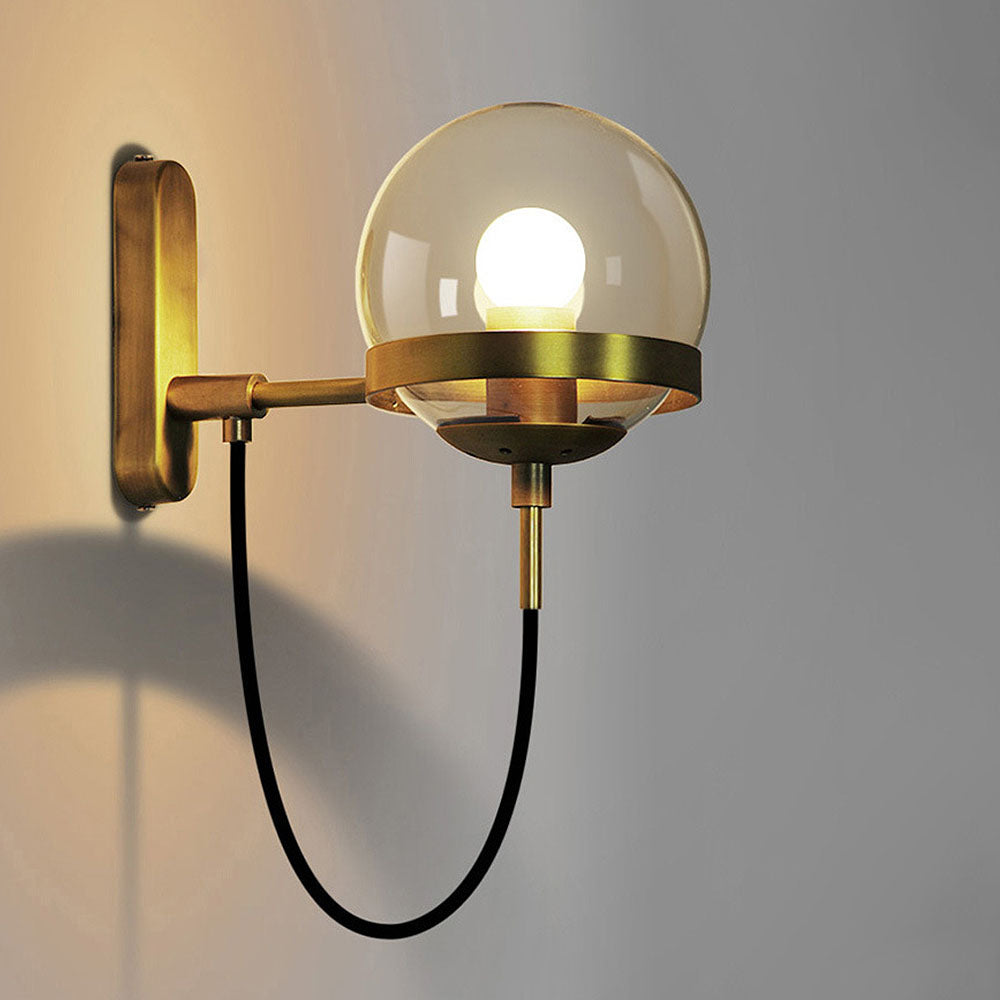 Unique Glass Ball Wall Lamp