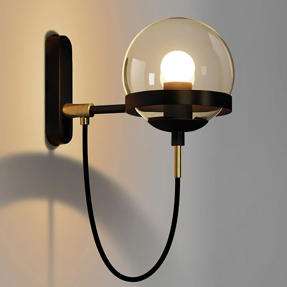 Unique Glass Ball Wall Lamp