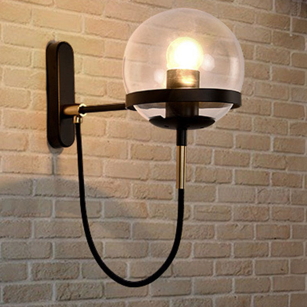 Unique Glass Ball Wall Lamp