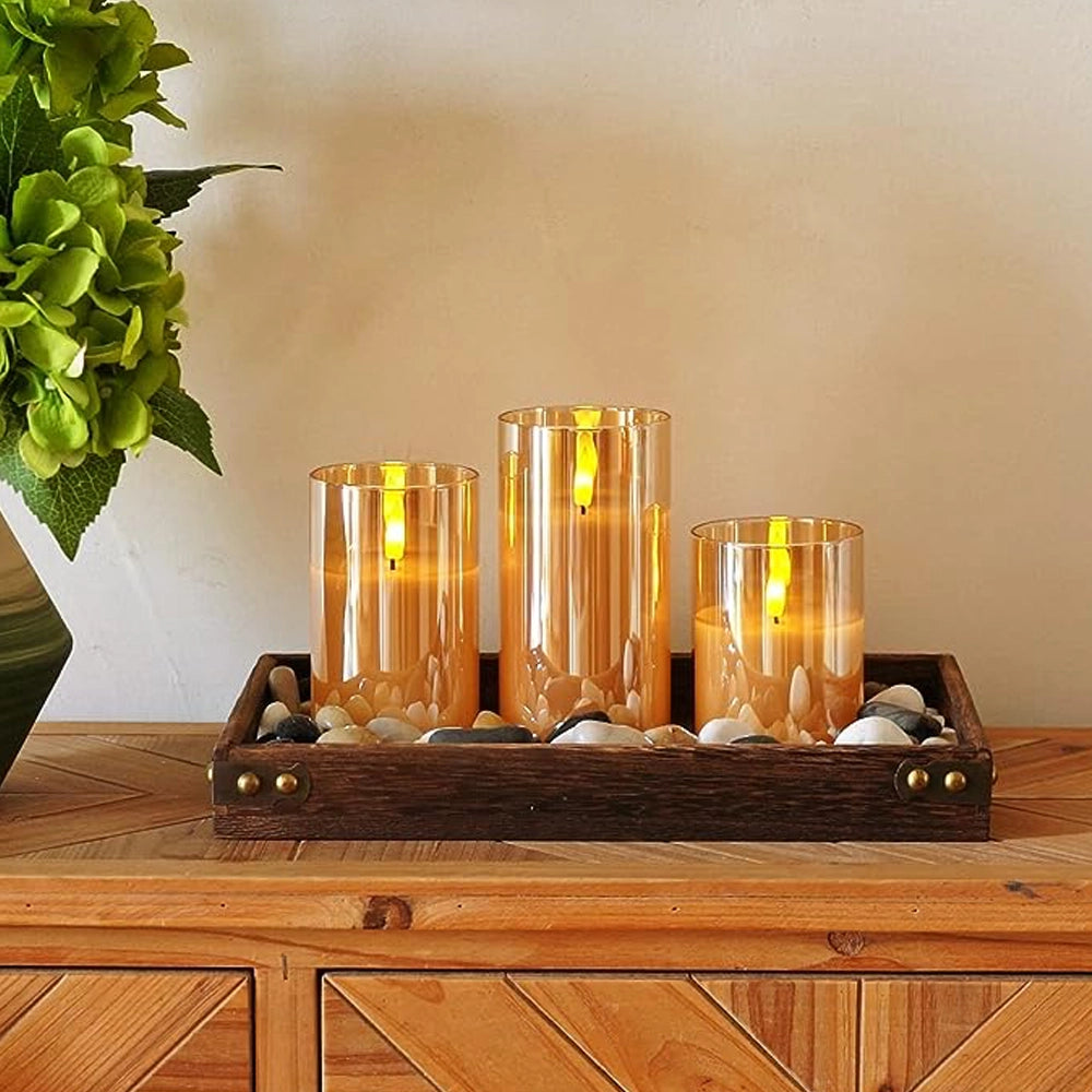 LED Flameless Candle with Remote Timer