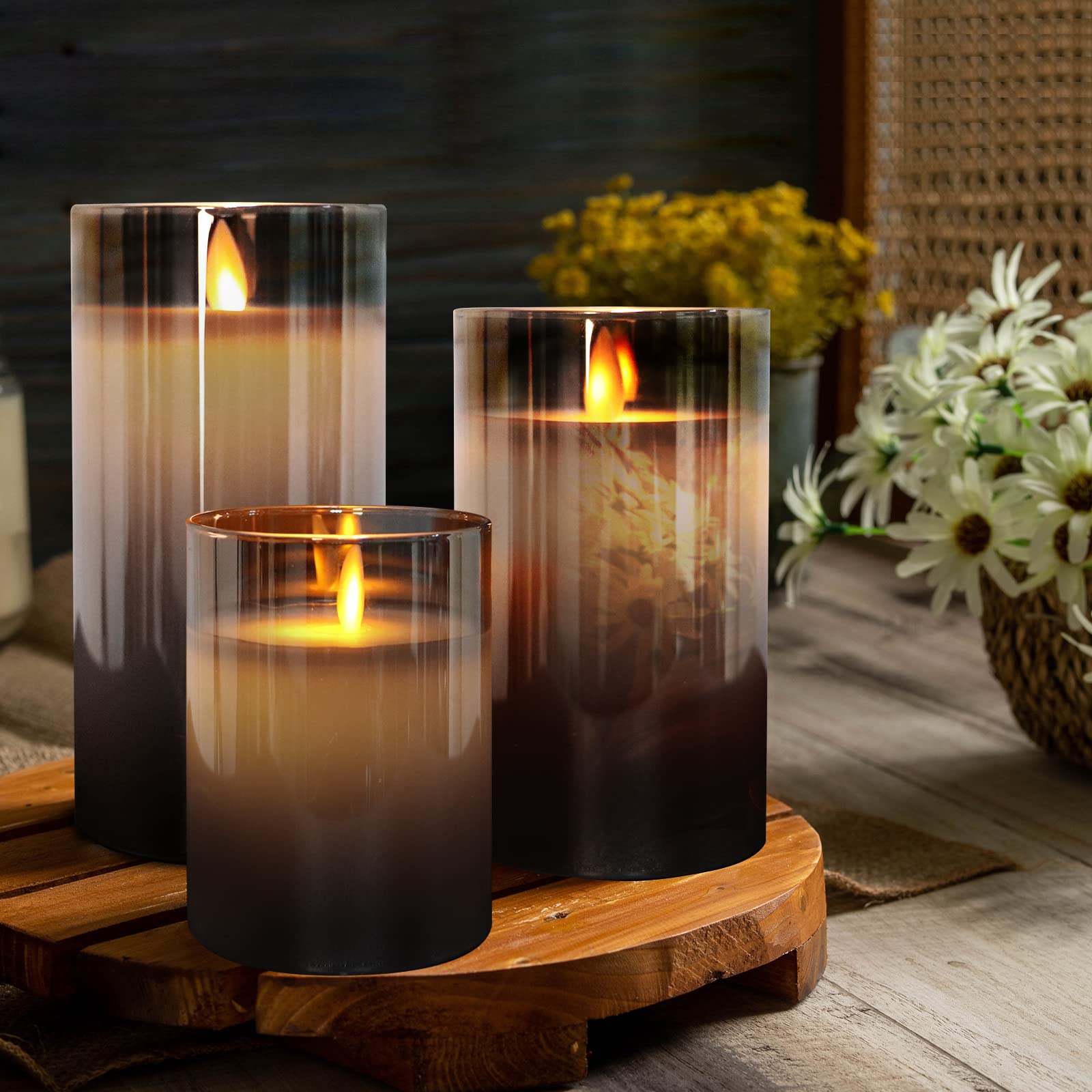 LED Flameless Candle with Remote Timer