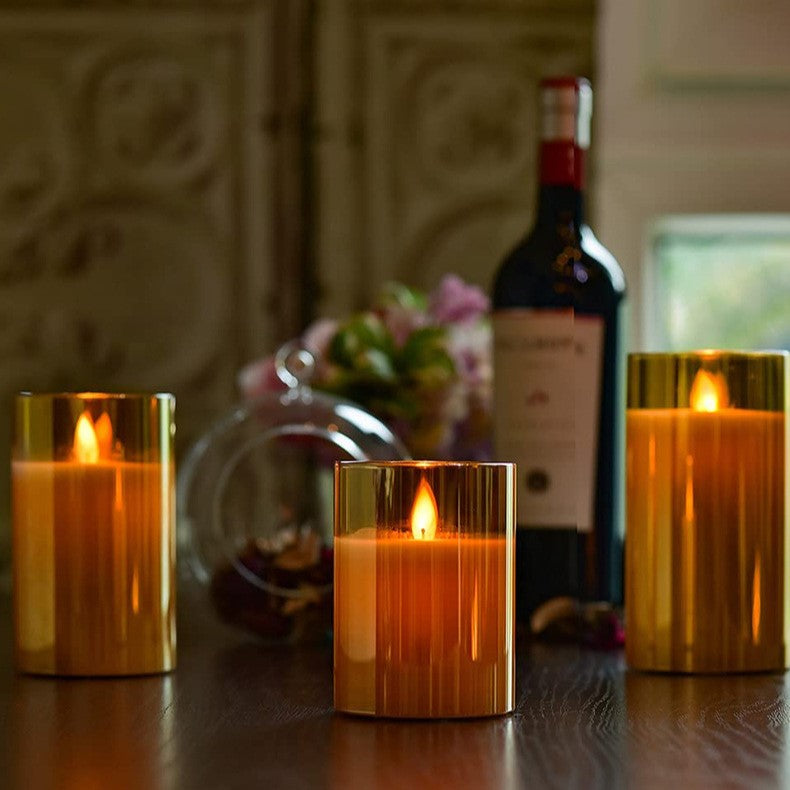 LED Flameless Candle with Remote Timer