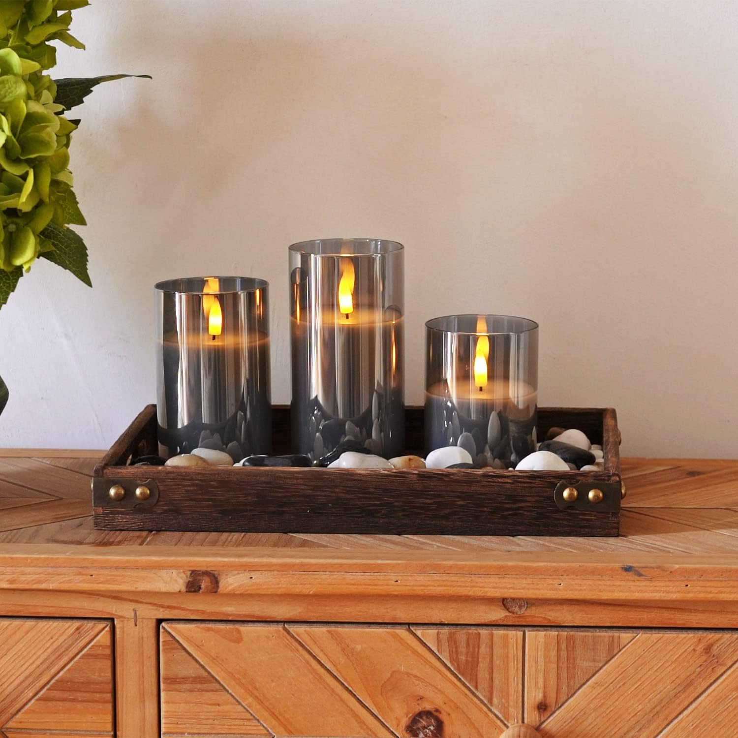 LED Flameless Candle with Remote Timer