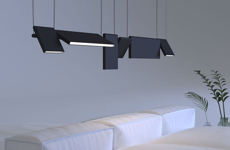 Scout Chandelier – Post-Modern LED Pendant Light | Minimalistic Aluminium Design for Offices & Living Rooms