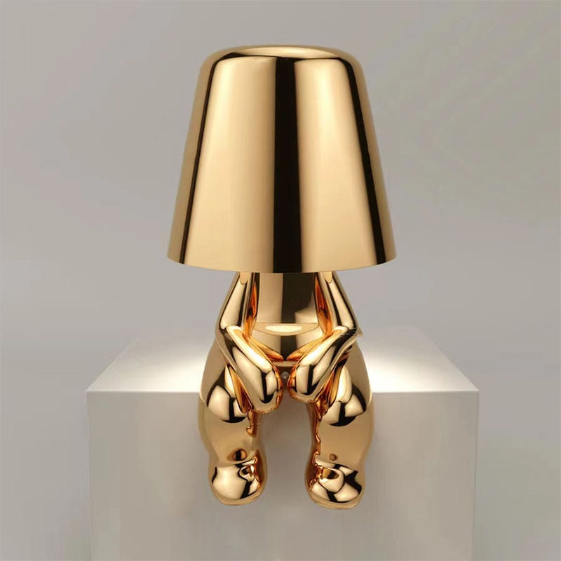 Modern Touch-Control LED Lamp – Stylish Rechargeable Design