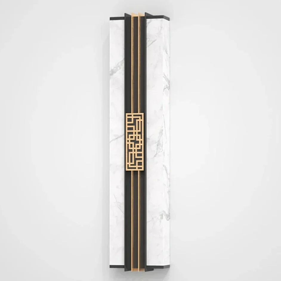 Baez - Marble Style LED Wall Light Bar for Outdoors