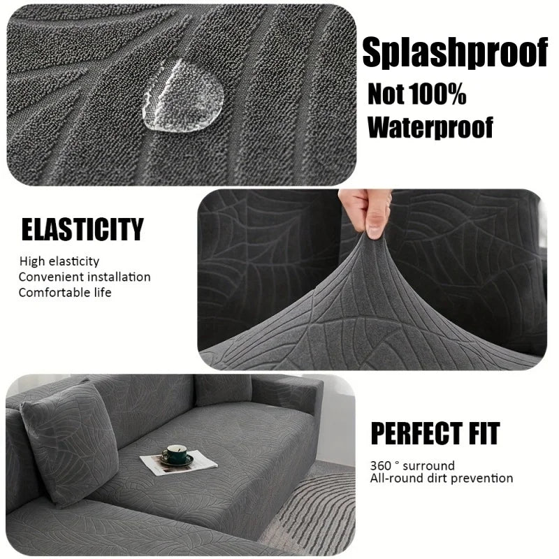 Thick Jacquard Stretch Sofa Cushion Cover – Anti-Slip and Splash Resistant