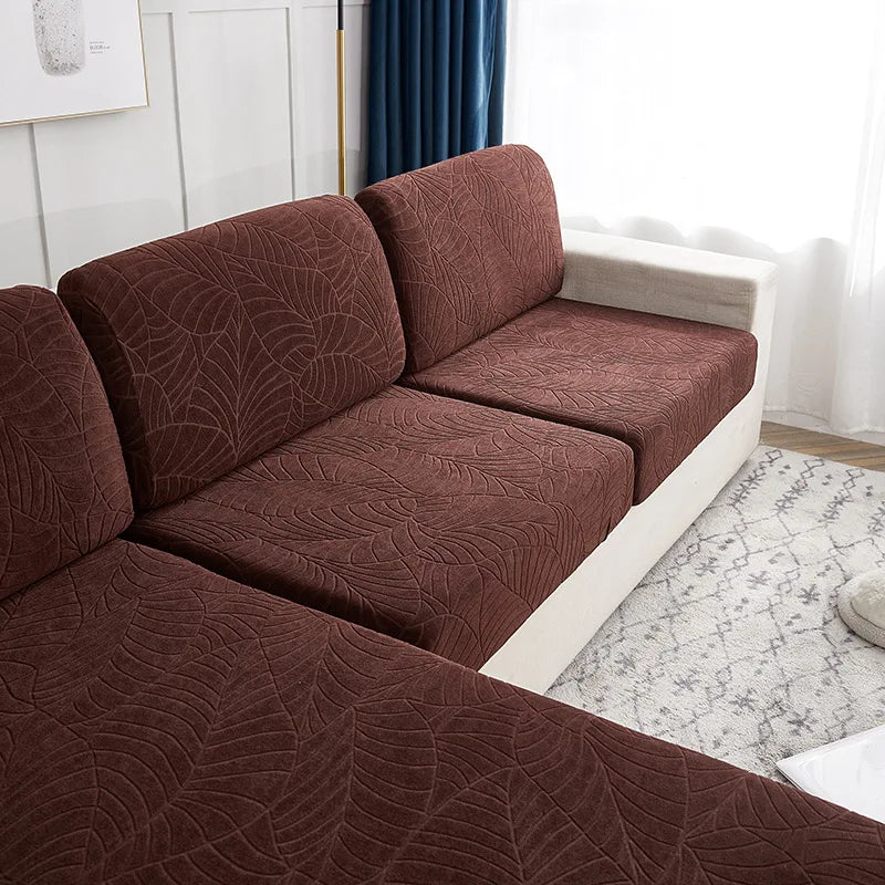 Thick Jacquard Stretch Sofa Cushion Cover – Anti-Slip and Splash Resistant