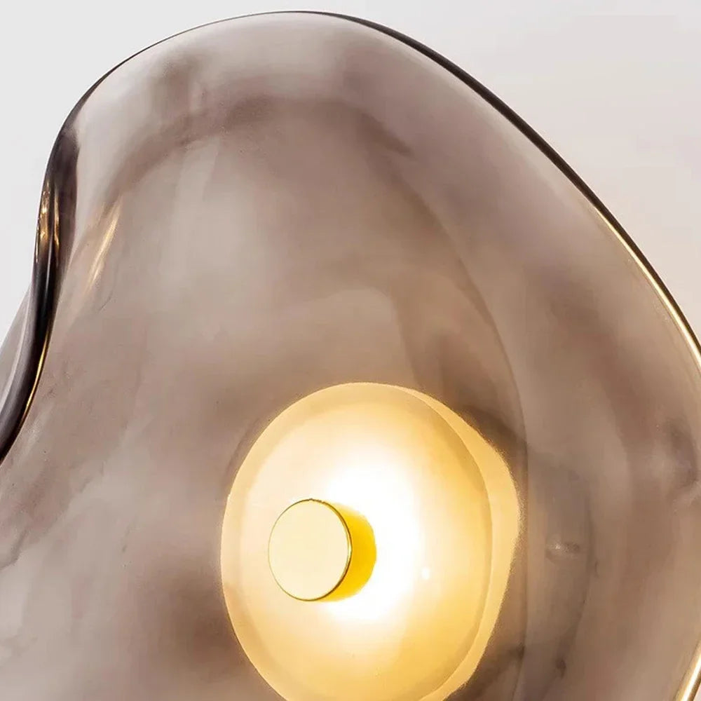 Minimalist LED Glass Wall Lamp for Modern Decor