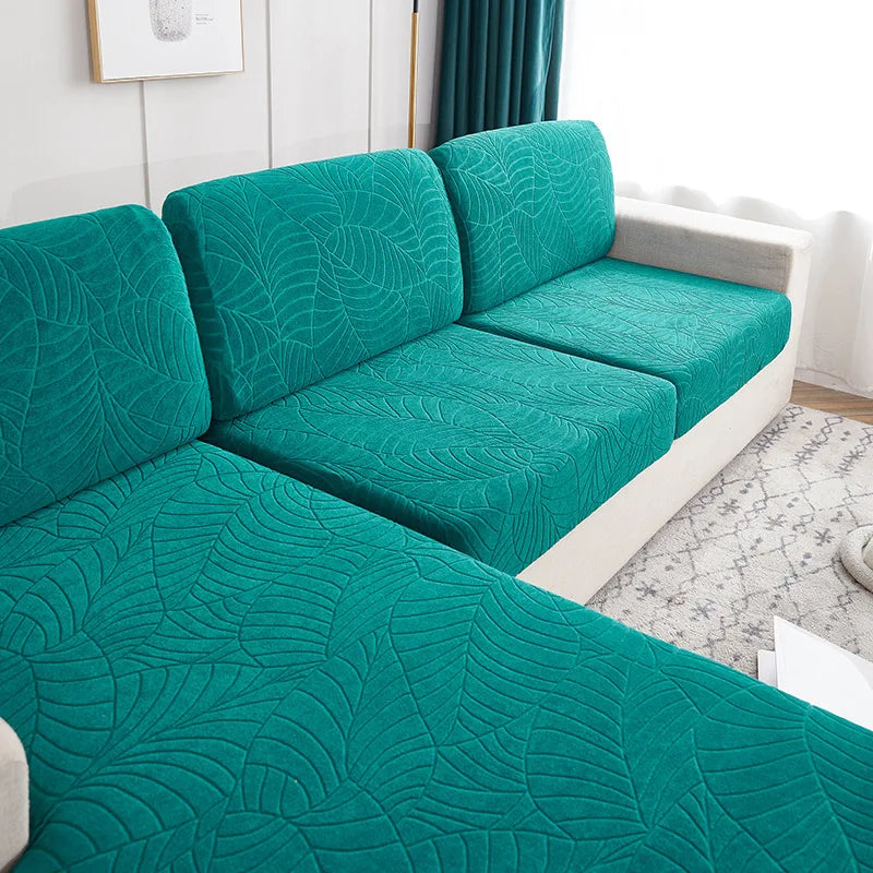 Thick Jacquard Stretch Sofa Cushion Cover – Anti-Slip and Splash Resistant