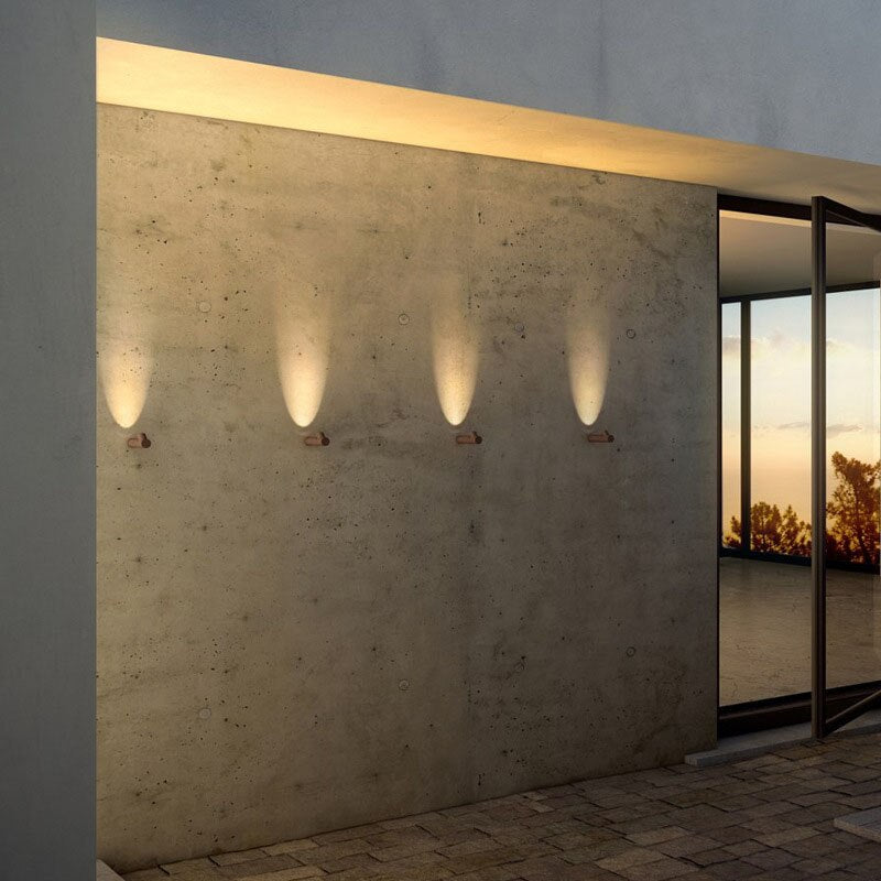 Ixchel Waterproof LED Outdoor Pipe Style Wall Light
