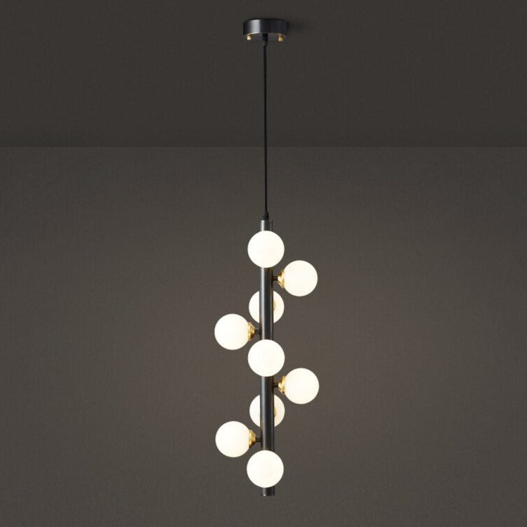 Molekyl Chandelier – Modern LED Pendant Light with Polished Copper Finish