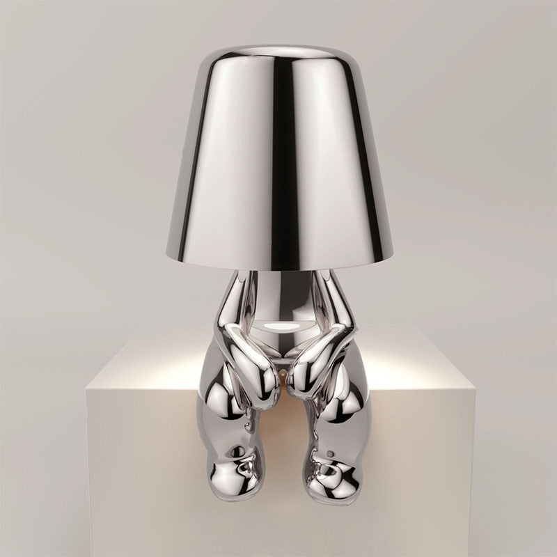 Modern Touch-Control LED Lamp – Stylish Rechargeable Design