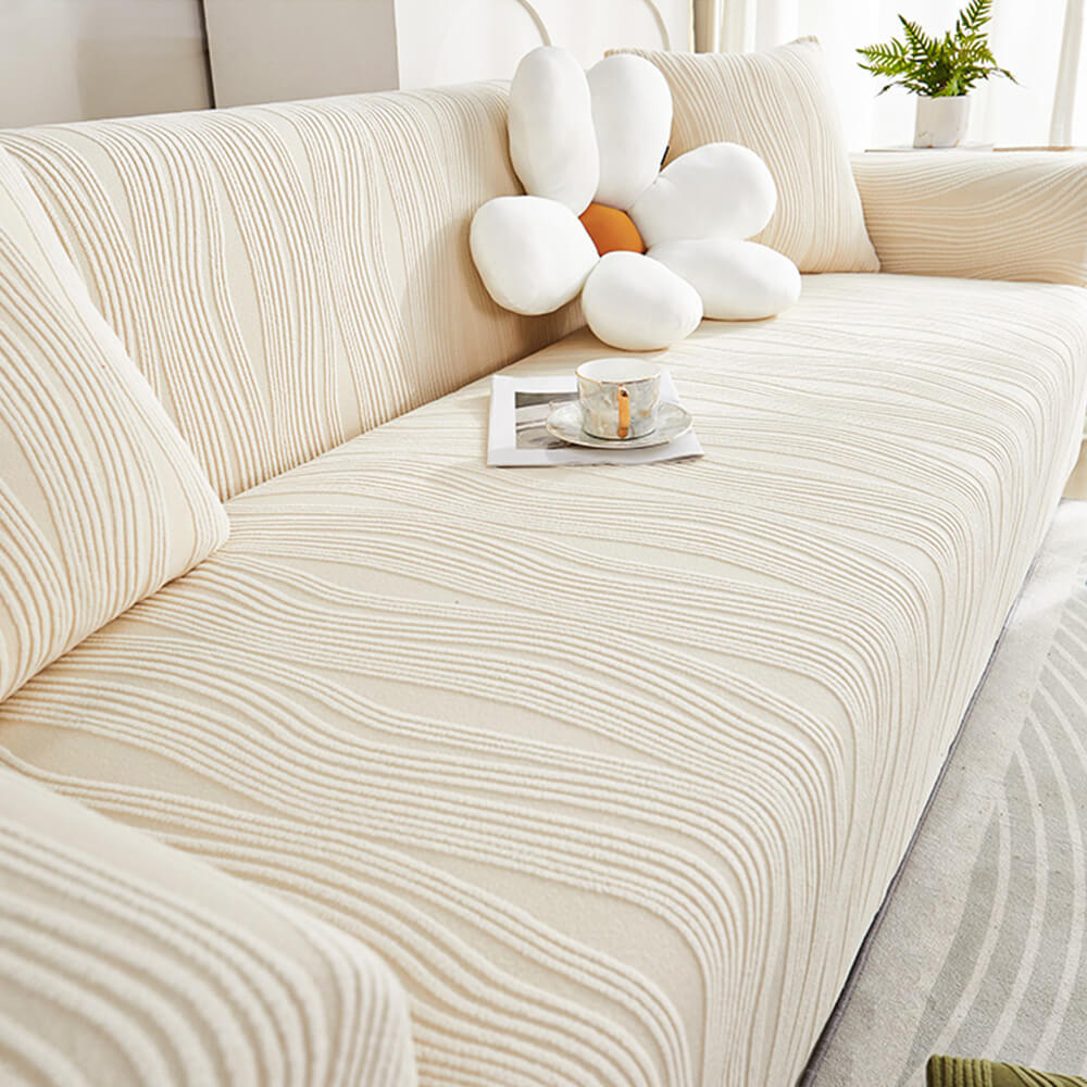 Jacquard Stretch Full-Cover Anti-scratch Couch Cover Soft Pet-Friendly
