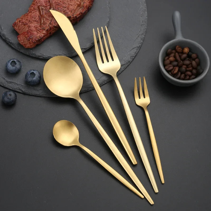 EleganceSteel 30-Piece Cutlery Set Premium Stainless Steel Flatware