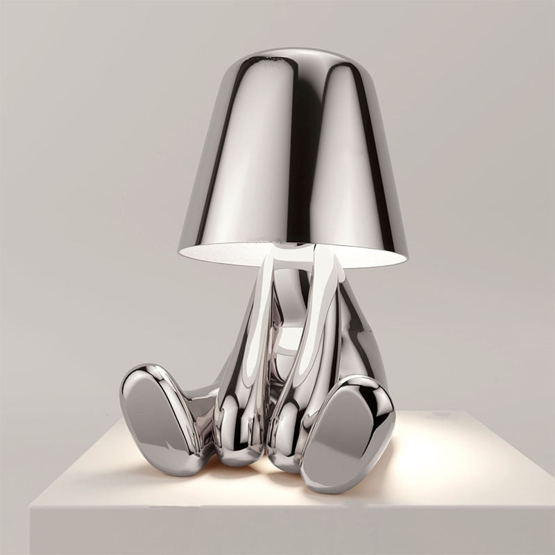 Modern Touch-Control LED Lamp – Stylish Rechargeable Design