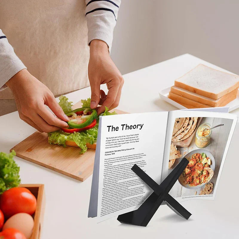 AlderNest – Elegant Wooden Recipe Stand for Practical Use
