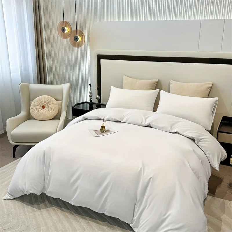 3-Piece Brushed Duvet Cover Set