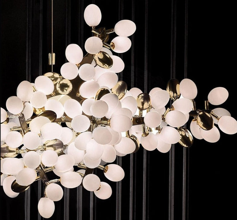 Zygote Chandelier – Contemporary LED Pendant Light | 5 Sizes, Includes Bulbs, Perfect for Stylish Interiors