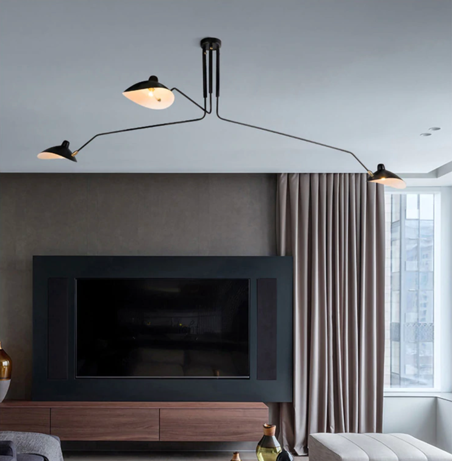 Spider Chandelier Bold Mid-Century Elegance