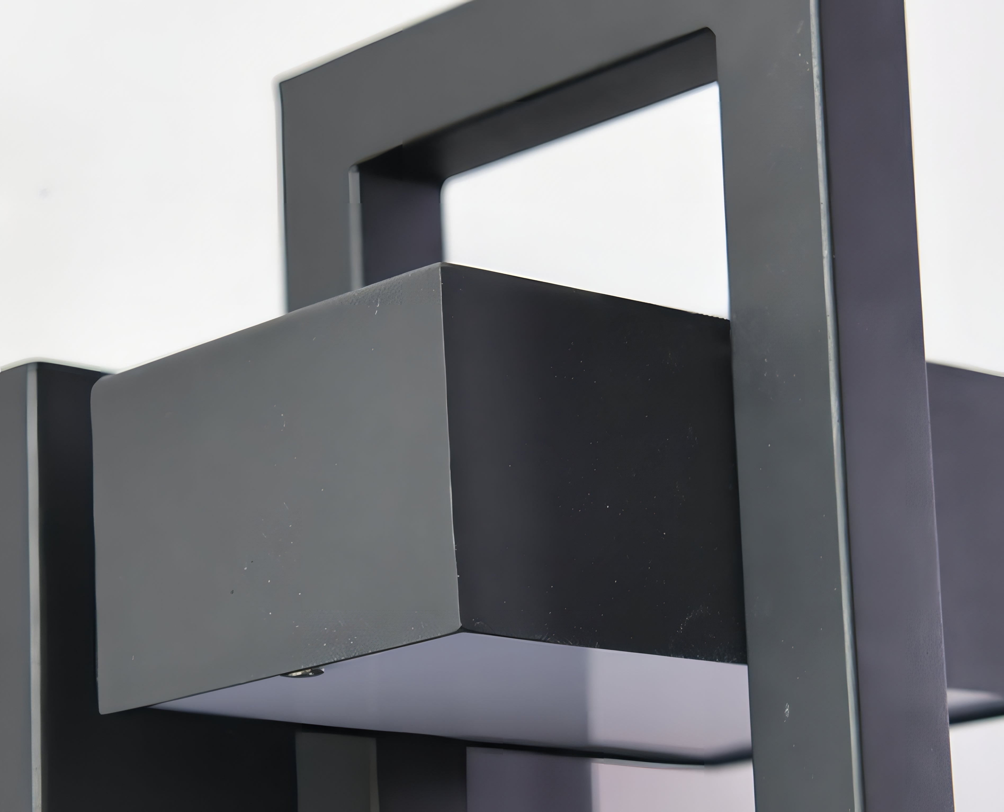 Marshall - Modern Black Outdoor Wall Light with Stainless Steel