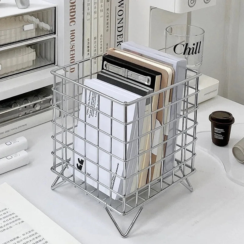 Voss Grid Cube Organizer - Durable Iron Storage Rack