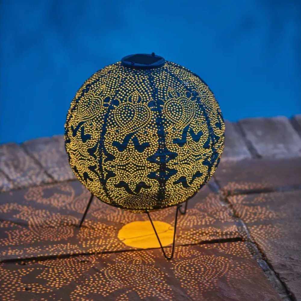 Solar Lantern with Marrakesh Design – Elegant Weatherproof and Eco-Friendly