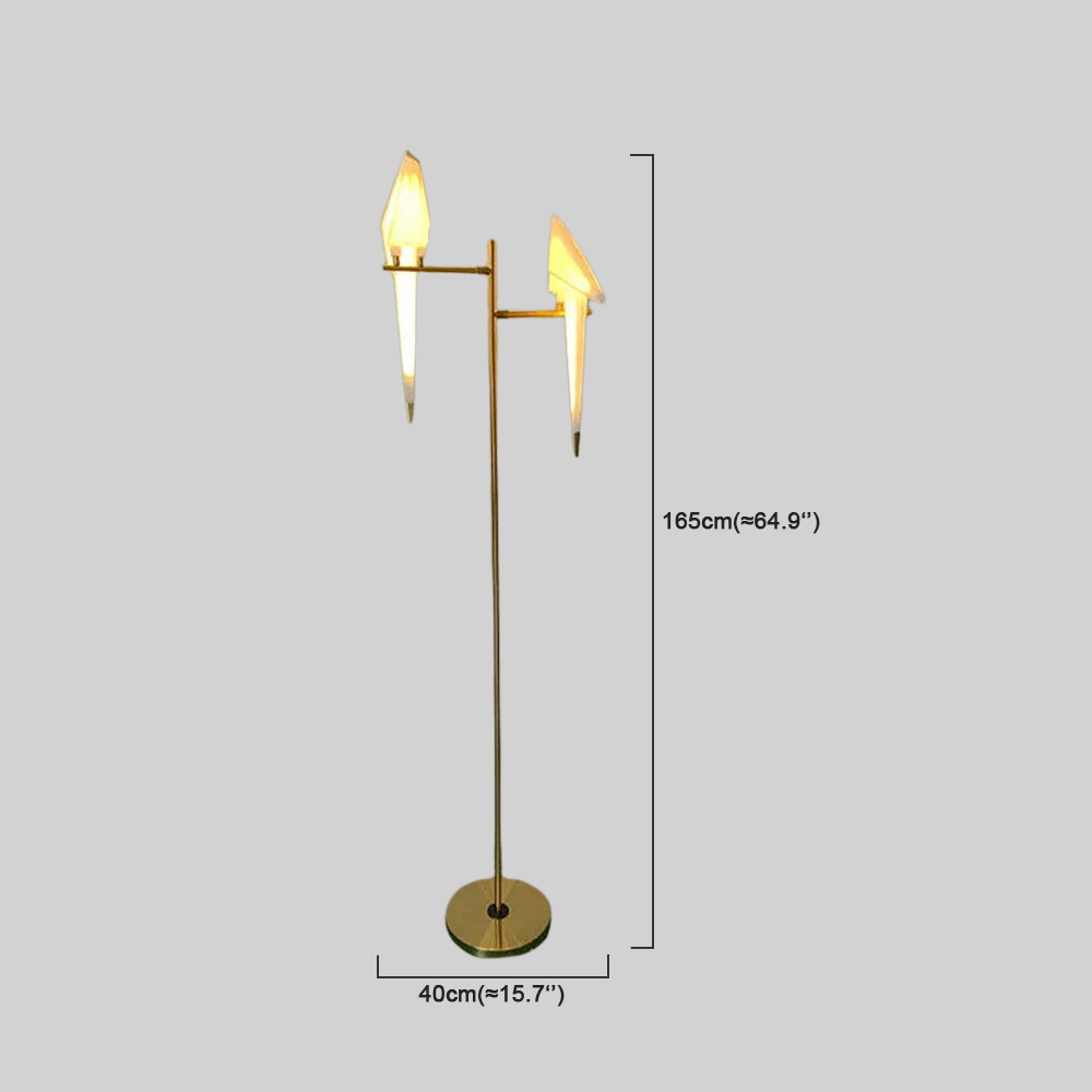Floor Lamp Metal Bird Floor Lamp
