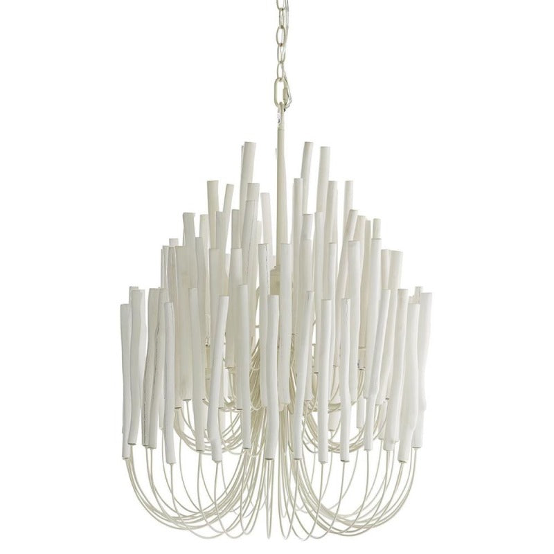 Tiered Wooden Stick Chandelier – Organic Statement Light