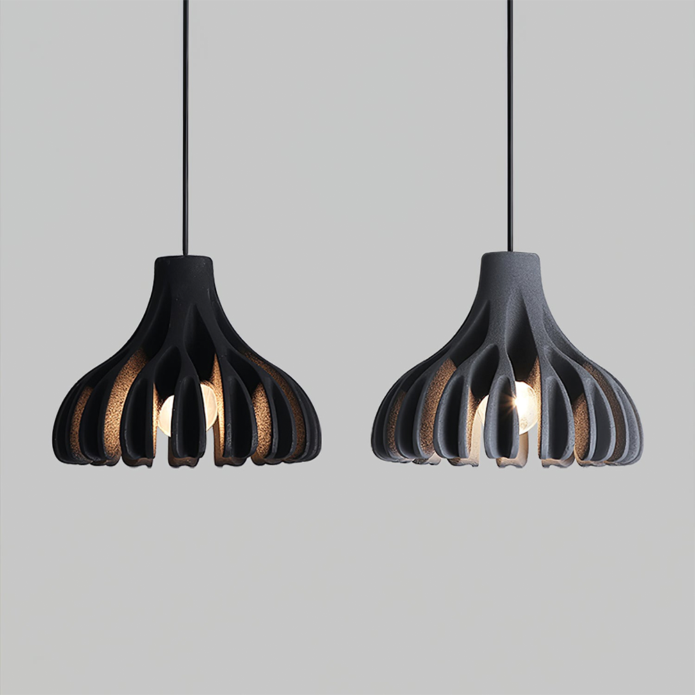 Unique Coral Resin Pendant Lamp